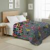 Northwest Transformers Logo Quilted Blanket, Comfy Throw, Adults Boys Girls, Soft Lightweight Bedding for Bed, or Couch, 60 x 80 inches(Rangers Go)