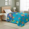 Northwest Transformers Logo Quilted Blanket, Comfy Throw, Adults Boys Girls, Soft Lightweight Bedding for Bed, or Couch, 60 x 80 inches(Tropical Waltz)