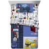 Transformers Optimus Prime Super Soft Comforter and Sheet Set with Sham, 4 Piece Twin Size, (Official Licensed Product) by Franco Collectibles(Transformers – Universe Battle)