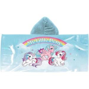 Northwest Transformers Autobots Roll Out Youth Hooded Bath, Pool or Beach Towel, Swim Poncho, Absorbent Quick-Dry Beach Cover-Up, for Boys & Girls, 22 x 51 inches(My Little Pony Classic Ponies)