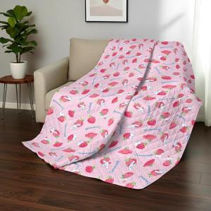 Northwest Transformers Logo Quilted Blanket, Comfy Throw, Adults Boys Girls, Soft Lightweight Bedding for Bed, or Couch, 60 x 80 inches(Cinnamoroll)