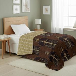 Northwest Transformers Logo Quilted Blanket, Comfy Throw, Adults Boys Girls, Soft Lightweight Bedding for Bed, or Couch, 60 x 80 inches(Middle Earth Quest)