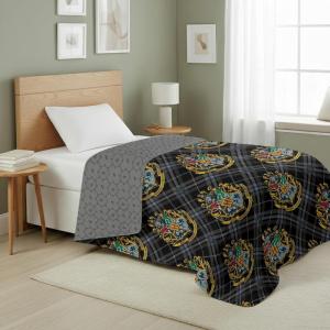 Northwest Transformers Logo Quilted Blanket, Comfy Throw, Adults Boys Girls, Soft Lightweight Bedding for Bed, or Couch, 60 x 80 inches(Preppy Hogwarts)