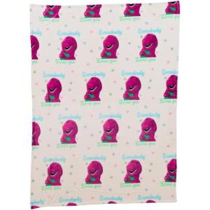 Transformers Megatron Bedding Super Soft Throw – Glow in The Dark Blanket – 46 in x 60 in, (Official Licensed Product) by Franco Collectibles(Barney)
