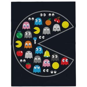 Transformers Megatron Bedding Super Soft Throw – Glow in The Dark Blanket – 46 in x 60 in, (Official Licensed Product) by Franco Collectibles(Pac-man)