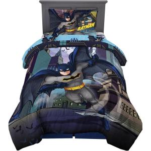 Transformers Optimus Prime Super Soft Comforter and Sheet Set with Sham, 4 Piece Twin Size, (Official Licensed Product) by Franco Collectibles(Batman)