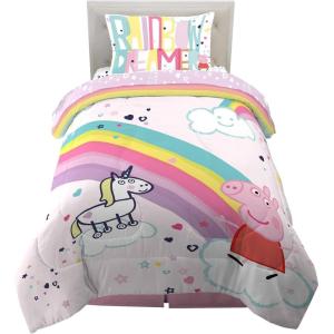Transformers Optimus Prime Super Soft Comforter and Sheet Set with Sham, 4 Piece Twin Size, (Official Licensed Product) by Franco Collectibles(Peppa Pig)