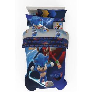 Transformers Optimus Prime Super Soft Comforter and Sheet Set with Sham, 4 Piece Twin Size, (Official Licensed Product) by Franco Collectibles(Sonic the Hedgehog 3)