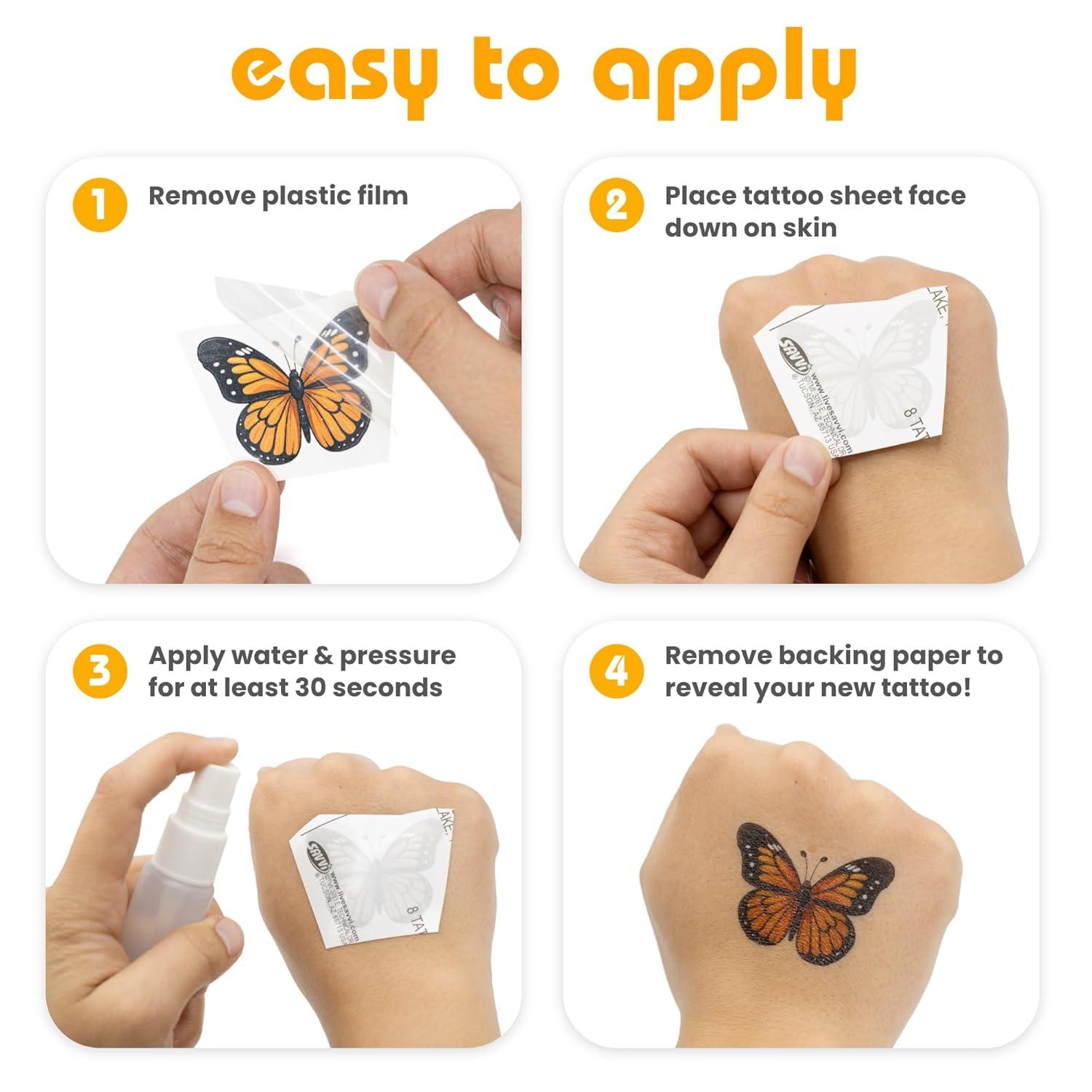 image:imageTransformers Temporary Tattoos for Kids 50 pack Made in the USA w Certified Safe Ink Birthday Party Supplies and Party Favors Kit Bulk Temporary Tattoos Stickers Set for Girls and BoysSpongeBob