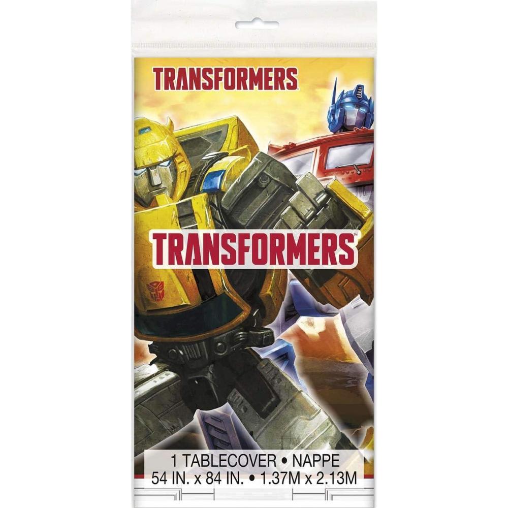 image:imageUnique Transformers Rectangular Plastic Table Cover  54 x 84 1 Pc84 x 54 Rectangular