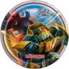 Round Dinner Paper Plates – 9″, Transformers, 8 Pcs