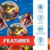Transformers Plates and Napkins for 32 | Officially Licensed Transformers Birthday Decorations for Party