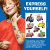 Transformers Temporary Tattoos for Kids (50 pack). Made in the USA w Certified Safe Ink. Birthday Party Supplies and Party Favors Kit. Bulk Temporary Tattoos Stickers Set for Girls and Boys.(Paw Patrol)