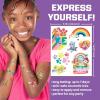 Transformers Temporary Tattoos for Kids (50 pack). Made in the USA w Certified Safe Ink. Birthday Party Supplies and Party Favors Kit. Bulk Temporary Tattoos Stickers Set for Girls and Boys.(Paw Patrol: Everest and Sky)