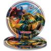 Round Dinner Paper Plates – 9″, Transformers, 8 Pcs