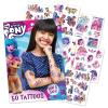 Transformers Temporary Tattoos for Kids (50 pack). Made in the USA w Certified Safe Ink. Birthday Party Supplies and Party Favors Kit. Bulk Temporary Tattoos Stickers Set for Girls and Boys.(My Little Pony)