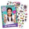 Transformers Temporary Tattoos for Kids (50 pack). Made in the USA w Certified Safe Ink. Birthday Party Supplies and Party Favors Kit. Bulk Temporary Tattoos Stickers Set for Girls and Boys.(Littlest Pet Shop)