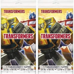 Unique Transformers Rectangular Plastic Table Cover – 54″ x 84″, 1 Pc(84″ x 54″ (Rectangular) (Pack of 2))