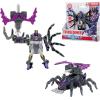 Transformers CYBERWORLD Airachnid Armored Cyber Changers 4-Inch Action Figure, Quick Change to Spider Mode, Robot Toys for Boys and Girls 6 and Up