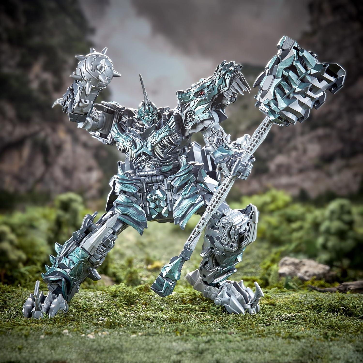 image:imageTransformers Studio Series Age of Extinction Grimlock Collectible Converting 15inch Titan Class Action Figure 15