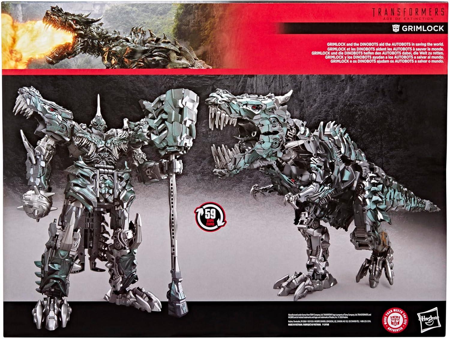 image:imageTransformers Studio Series Age of Extinction Grimlock Collectible Converting 15inch Titan Class Action Figure 15