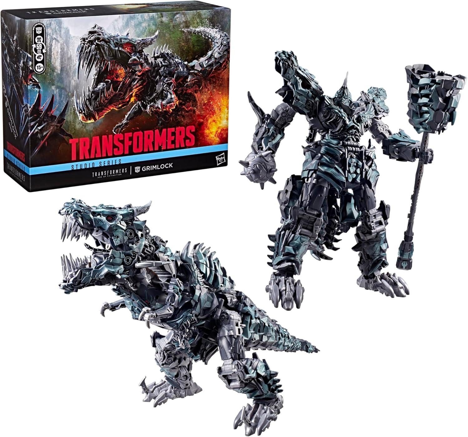 image:imageTransformers Studio Series Age of Extinction Grimlock Collectible Converting 15inch Titan Class Action Figure 15
