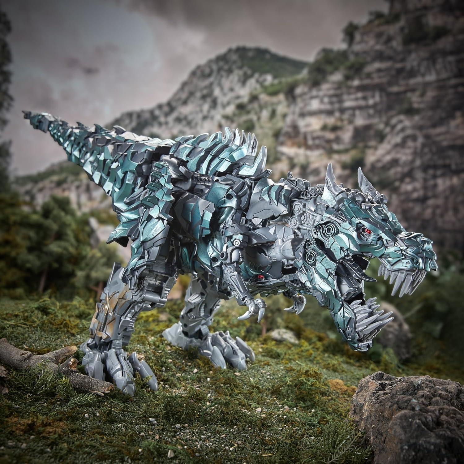 image:imageTransformers Studio Series Age of Extinction Grimlock Collectible Converting 15inch Titan Class Action Figure 15
