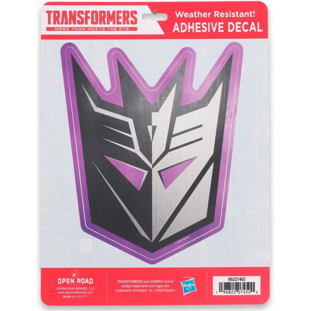 image:imageHasbro Transformers Autobots Adhesive Vinyl Decal Classic Autobots Sticker for Water Bottle or LaptopGrayPurple