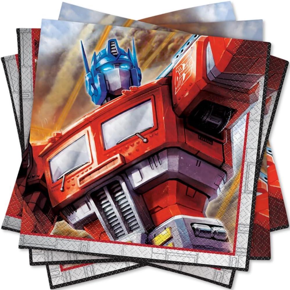 image:imageUnique Transformers Luncheon Paper Napkins 65 x 65 16 Pcs