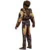 Disguise Cheetor Transformers Costume for Kids, Official Transformers Rise of the Beasts Muscle Padded Costume and Mask, Size (7-8)(Small (4-6))