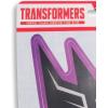 Hasbro Transformers Autobots Adhesive Vinyl Decal – Classic Autobots Sticker for Water Bottle or Laptop(Gray/Purple)
