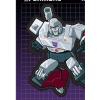 Hasbro Transformers Autobots Adhesive Vinyl Decal – Classic Autobots Sticker for Water Bottle or Laptop(Purple/Gray)