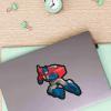 Hasbro Transformers Autobots Adhesive Vinyl Decal – Classic Autobots Sticker for Water Bottle or Laptop(Red/Blue)