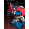 Hasbro Transformers Autobots Adhesive Vinyl Decal – Classic Autobots Sticker for Water Bottle or Laptop(Red/Blue)