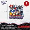 Treasures Gifted Officially Licensed Transformers Cake Decorations Set – (24) Transformers Cupcake Toppers & Wrappers – (1) Transformers Cake Topper – Transformers Birthday Party Supplies