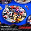 Treasures Gifted Officially Licensed Transformers Party Supplies – Serves 32 Guests – Dinnerware Starter Set Transformers Birthday Party Supplies – Transformers Party Decorations – Plates and Napkins(Serves 32)