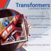 Unique Transformers Luncheon Paper Napkins – 6.5″ x 6.5″, 16 Pcs