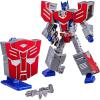 Transformers Icons Optimus Prime 6.75-Inch Voyager Class Action Figure that Converts to Autobot Logo Symbol, Display Stand, Robot Toys for Ages 8+