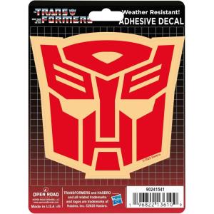Hasbro Transformers Autobots Adhesive Vinyl Decal – Classic Autobots Sticker for Water Bottle or Laptop(Gold)