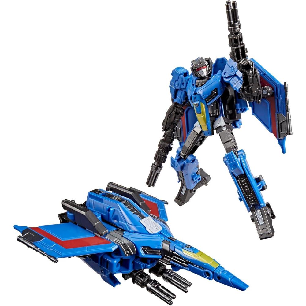 image:imageTransformers Studio Series ONE Thundercracker Deluxe Class 525Inch Converting Action Figure Robot Toys for Ages 8