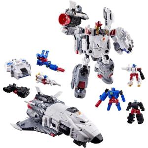 Transformers Age of the Primes Armada Jetfire, Commander Class 8-Inch Converting Action Figure with 3 Mini-Con Figures, Robot Toys for 8+