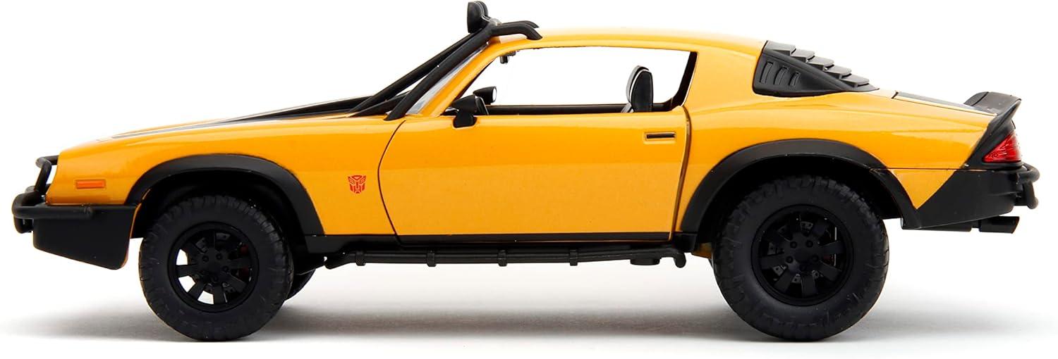 image:imageJada Transformers Rise of The Beast 124 1977 Chevy Camaro Bumblebee amp Badge DieCast Car Toys for Kids and Adults