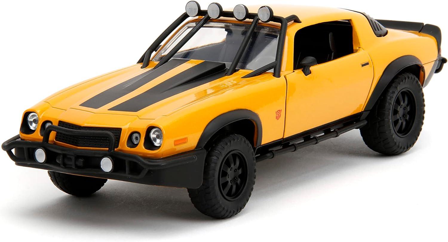 image:imageJada Transformers Rise of The Beast 124 1977 Chevy Camaro Bumblebee amp Badge DieCast Car Toys for Kids and Adults
