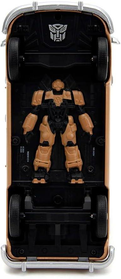 image:imageJada Transformers Rise of The Beast 124 Volkswagen Bus Wheeljack wRobot On Chassis DieCast Car Toys for Kids and Adults