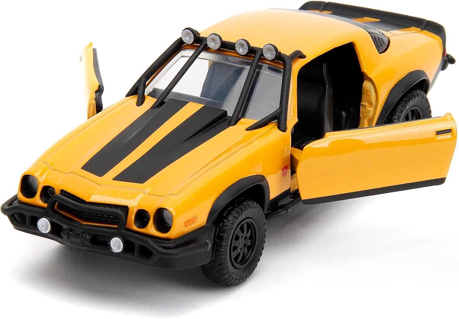 image:imageJada Transformers Rise of The Beast 132 1977 Chevy Camaro Bumblebee wRobot On Chassis DieCast Car Toys for Kids and Adults