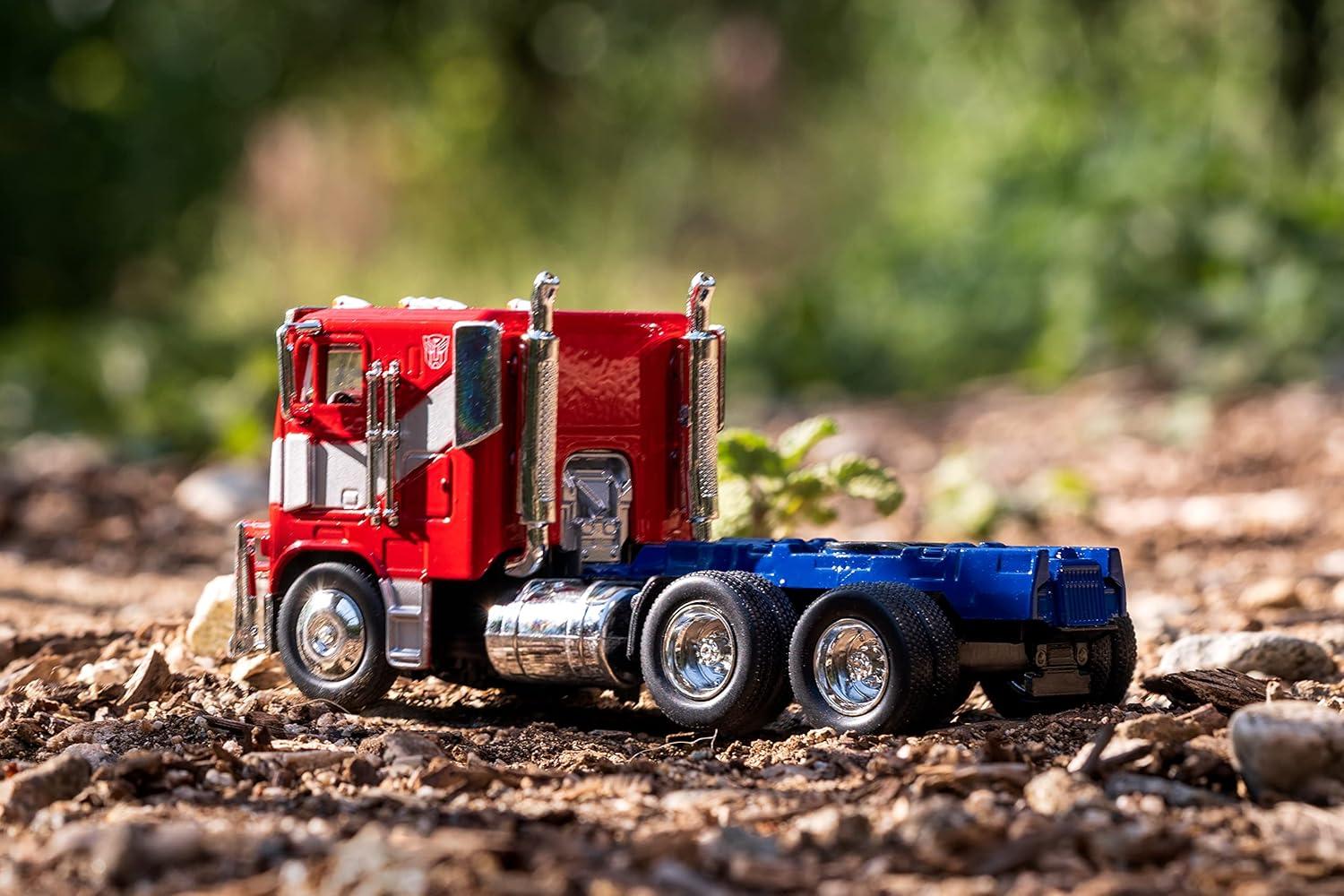 image:imageJada Transformers Rise of The Beast 132 Optimus Prime wRobot On Chassis DieCast Car Toys for Kids and Adults