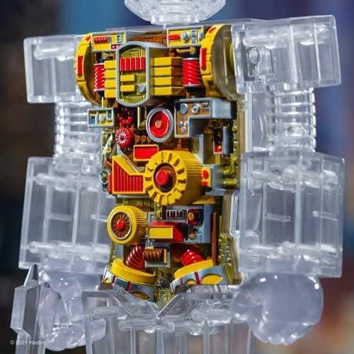 image:imageSuper7 Super Cyborg Transformers Bumblebee Clear 10 Transformers Action Figure Classic Cartoon Collectibles and Retro ToysSuper Cyborg Bumblebee Clear