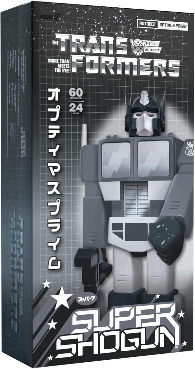 image:imageSuper7 Super Cyborg Transformers Bumblebee Clear 10 Transformers Action Figure Classic Cartoon Collectibles and Retro ToysSuper Shogun Optimus Prime Fallen Leader