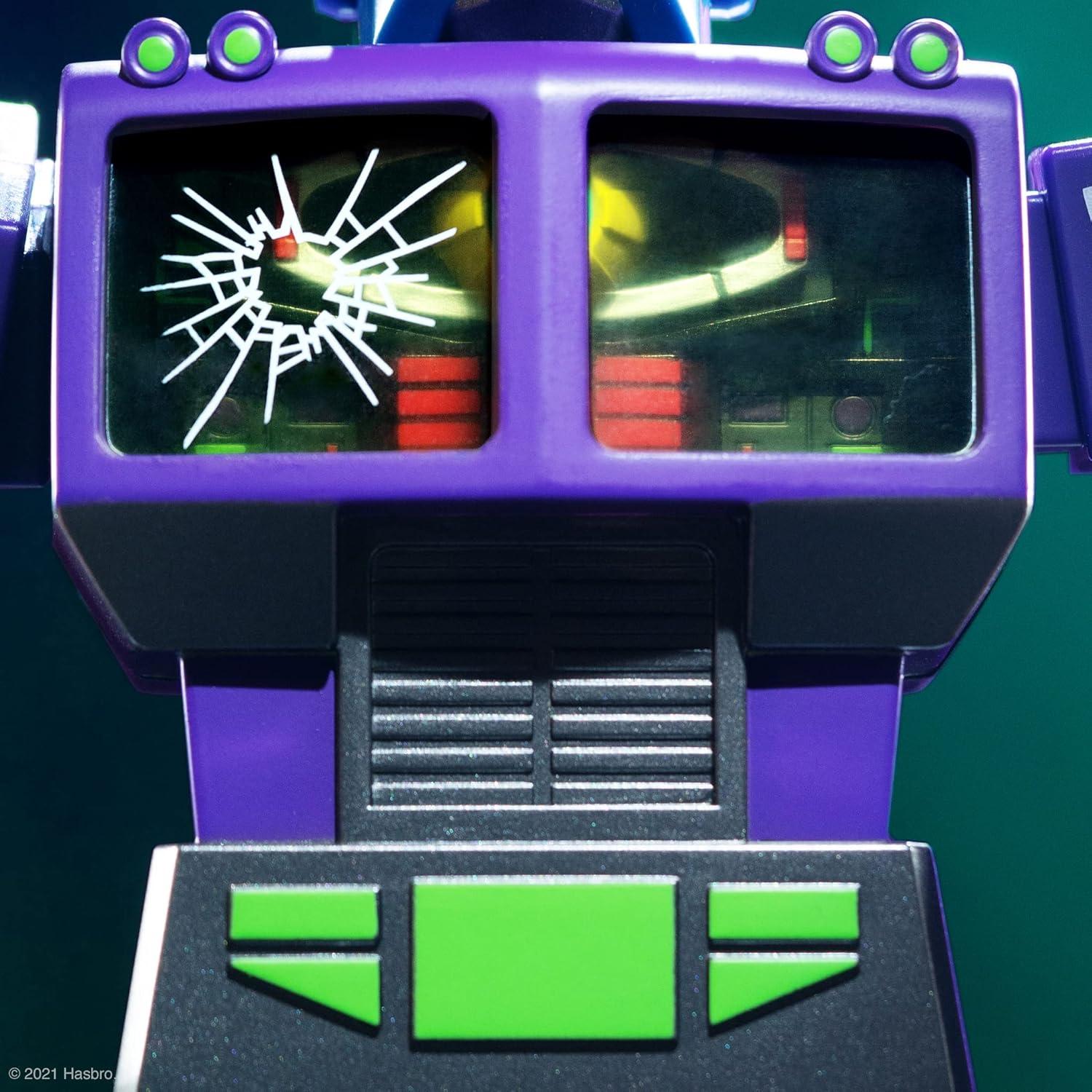 image:imageSuper7 Transformers Optimus Prime Shattered Glass Purple 11 in Super Cyborg Action Figure