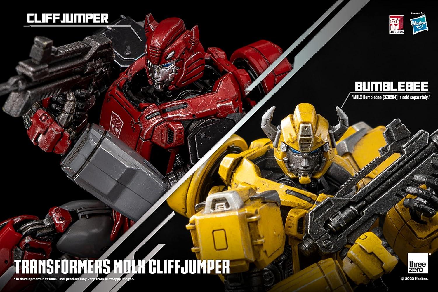 image:imageThreeZero Transformers Cliffjumper MDLX Small Scale PX Articulated Figure
